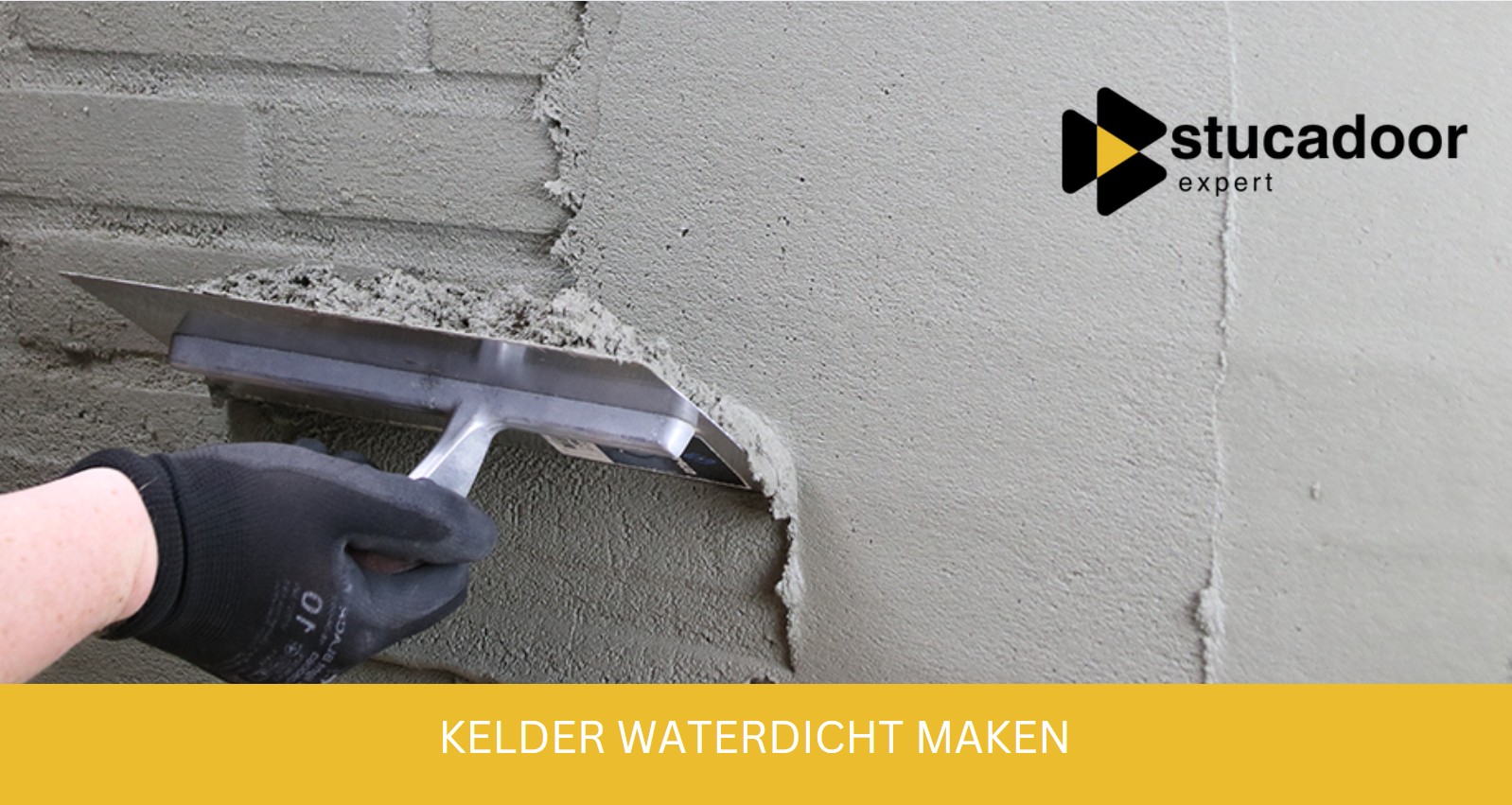 kelder waterdicht stucen