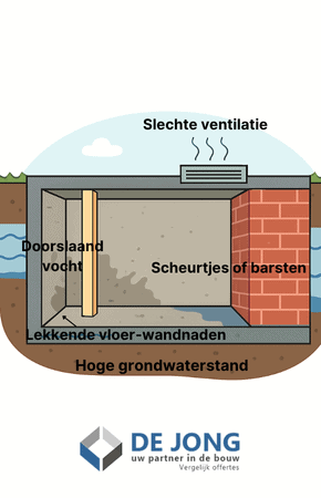 optrekkend vocht keldervloer