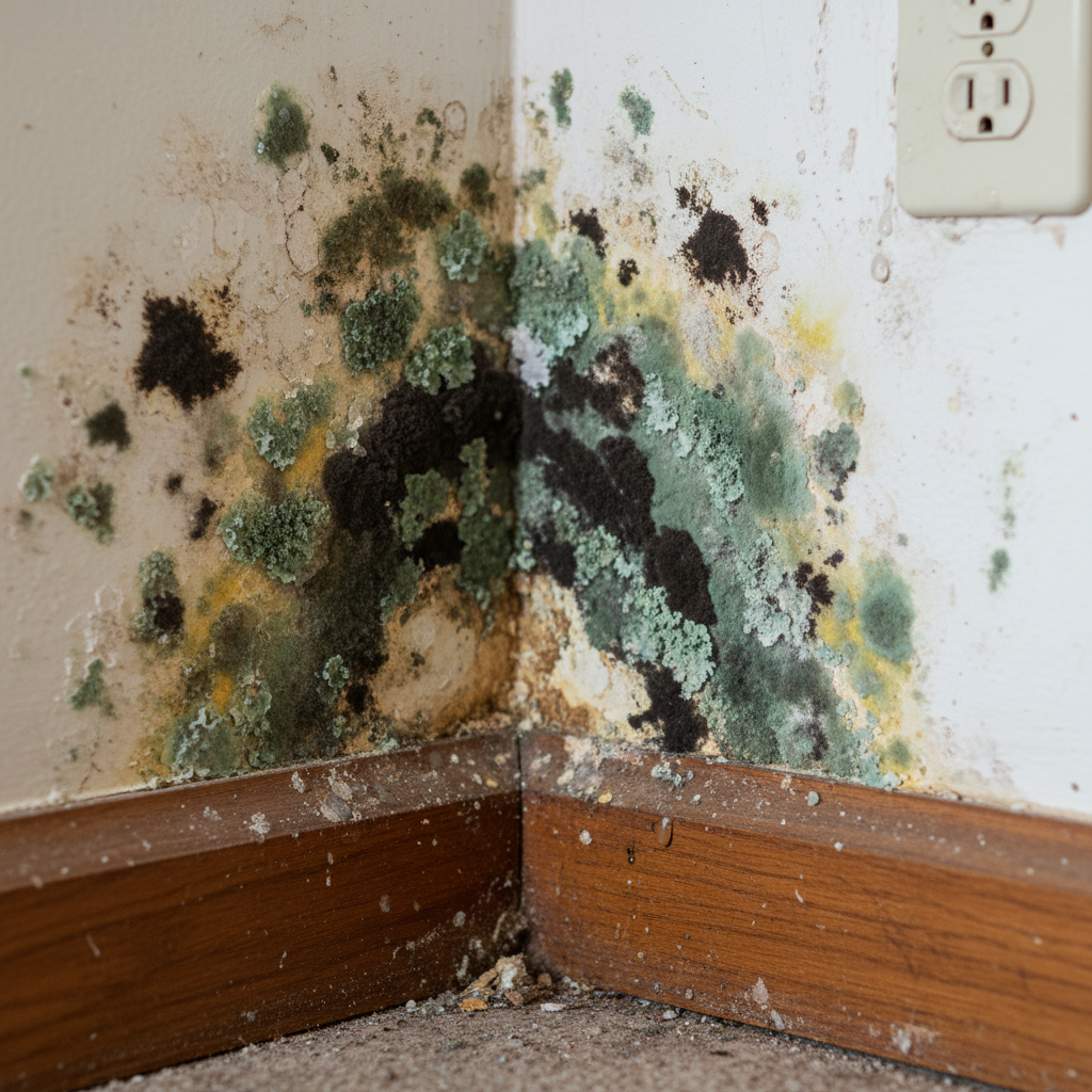 schimmel in huis verwijderen