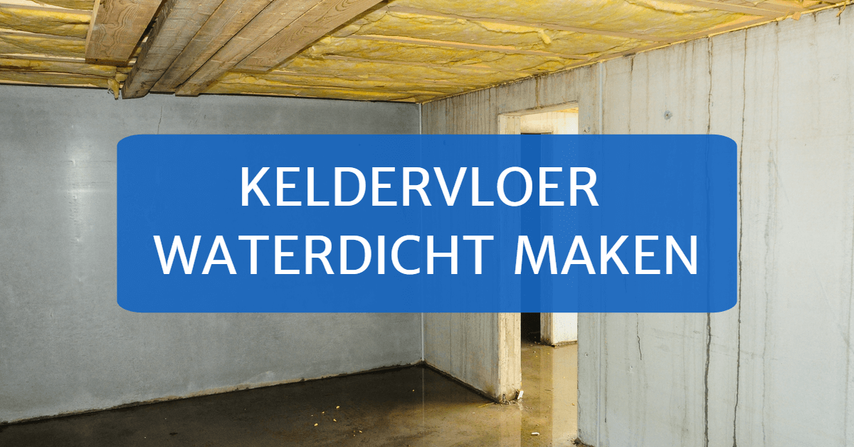 kruipkelder waterdicht maken